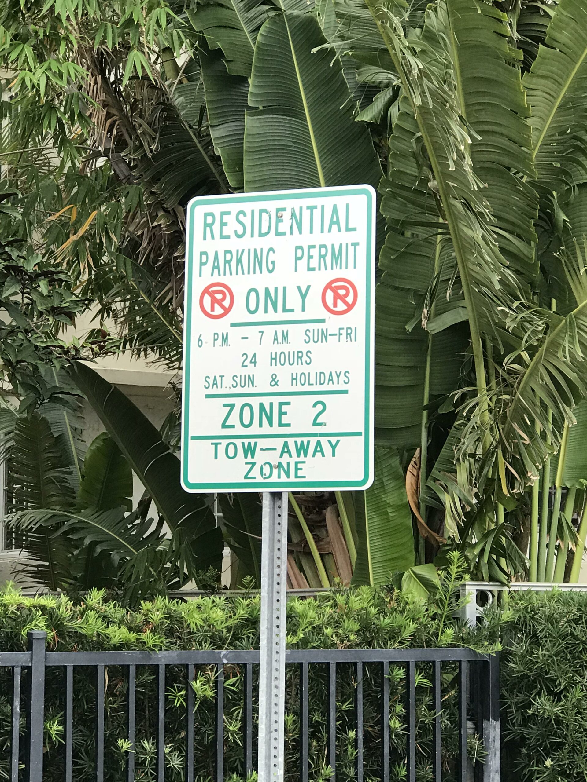Residential permit only